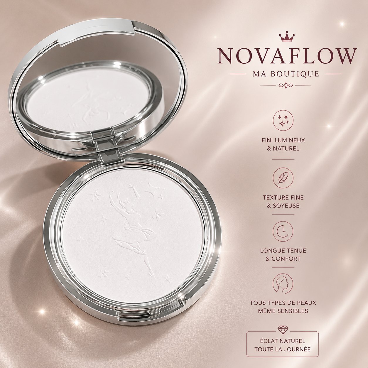 👑 NovaFlow Princess Swan™ – Coffret Beauté Luxe 6 Pièces 💖