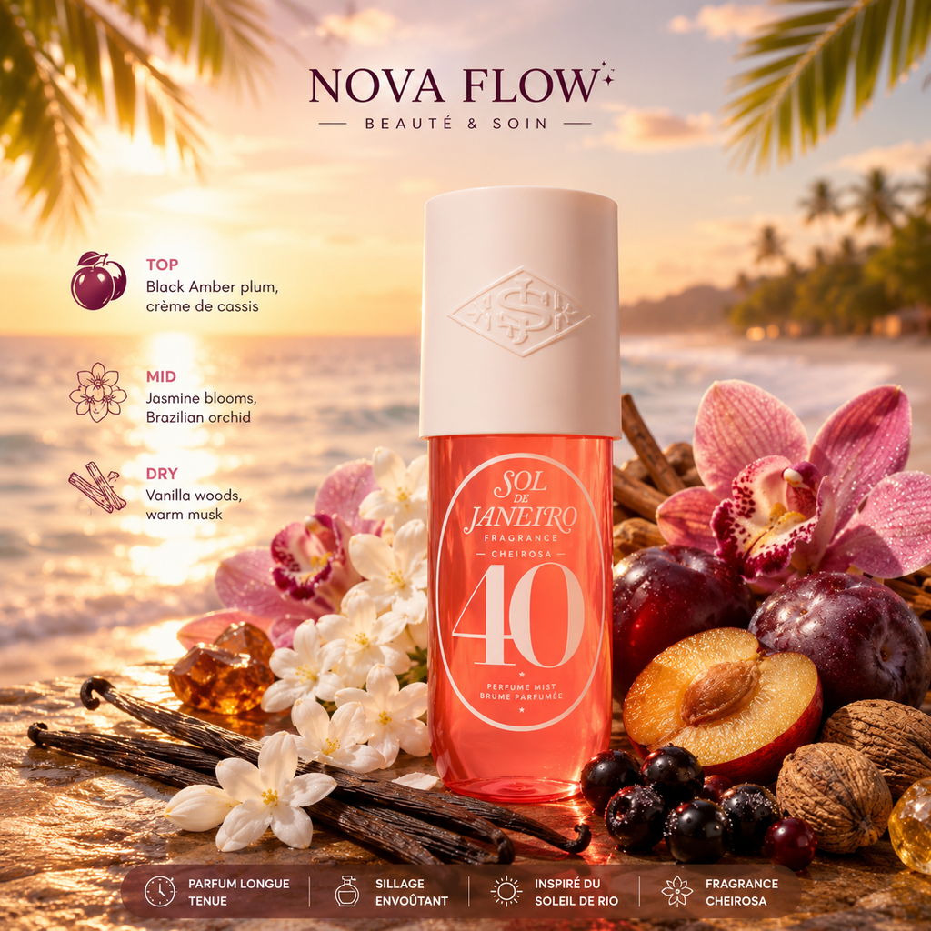 Brume Parfumée Sol De Janeiro Cheirosa 40 – 90 ml | Floral Fruité Vanillé | Longue Tenue | Idéale pour les Voyages