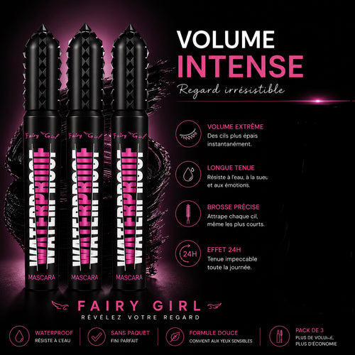 Mascara Waterproof Volume Intense – Cils XXL & Tenue 24H