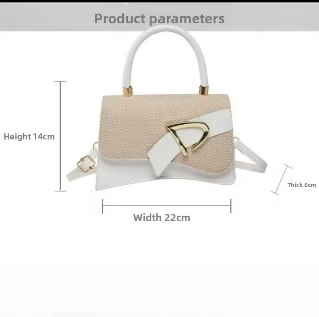 Sacs pour femmes, sac à bandoulière contrasté épissé à la main