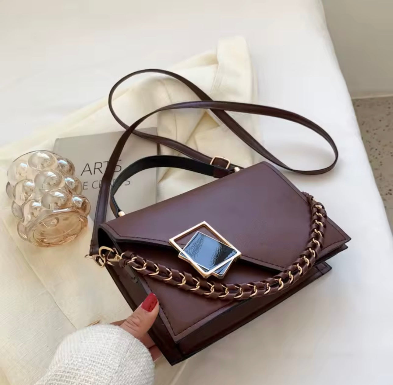 Sac à main minimaliste populaire, nouveau sac à bandoulière simple