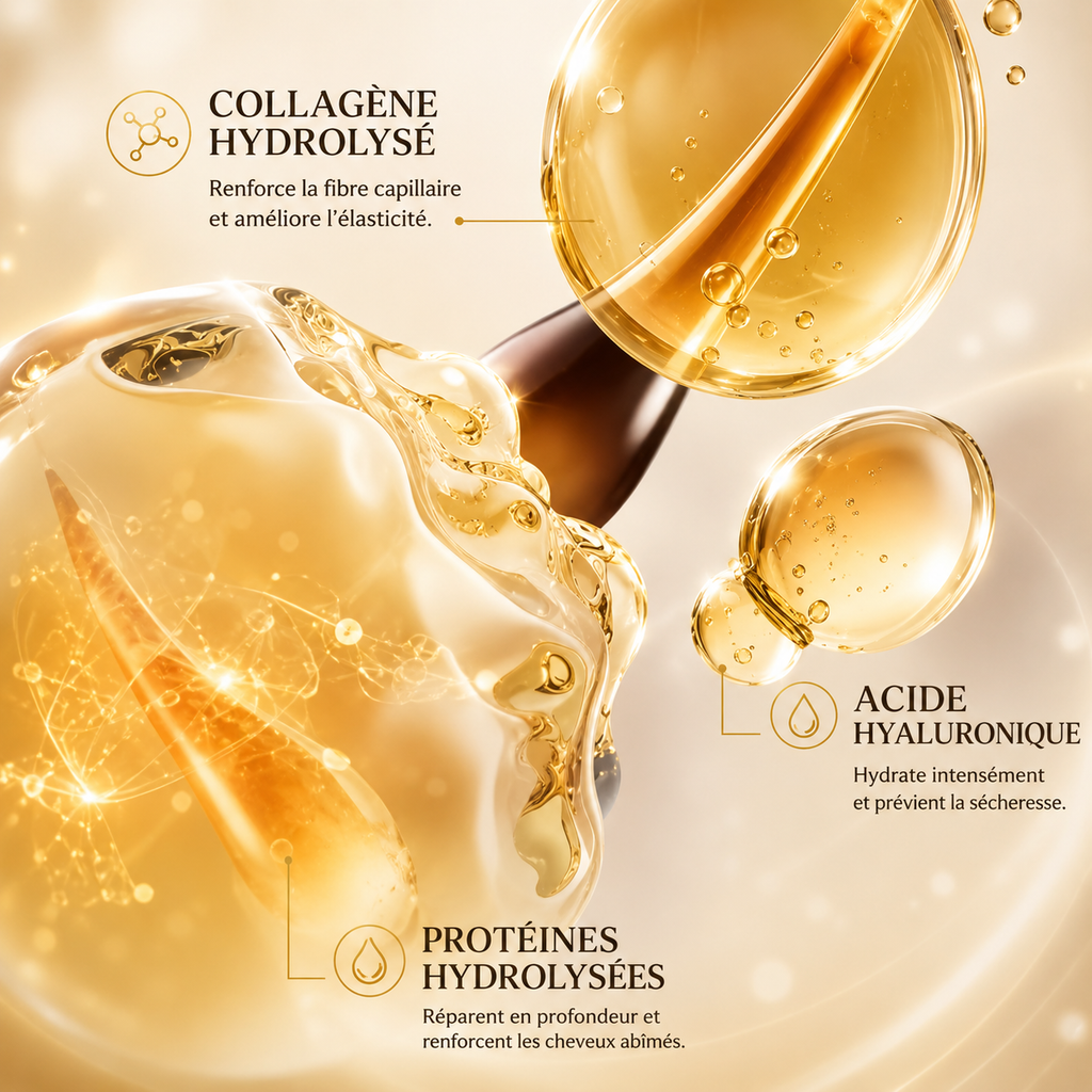 ✨ Masque Capillaire au Collagène – Réparation Intense & Hydratation Profonde