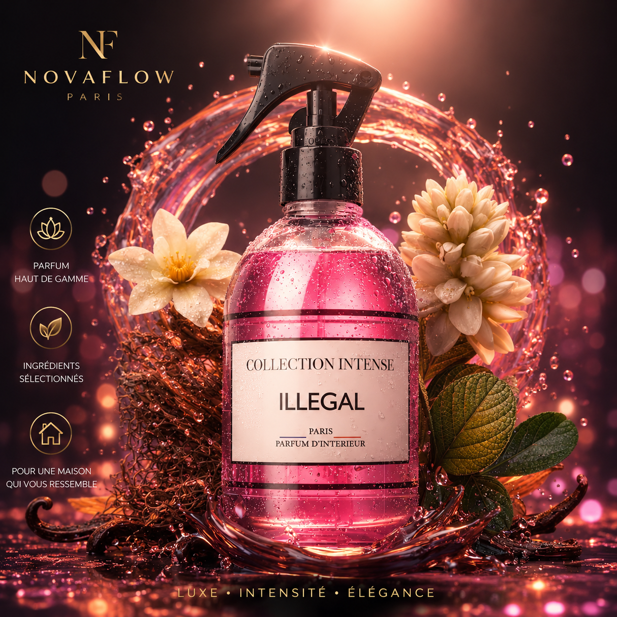 ✨ Collection Intense ILLEGAL – Parfum d’Intérieur Premium | Élégance & Fraîcheur Longue Durée