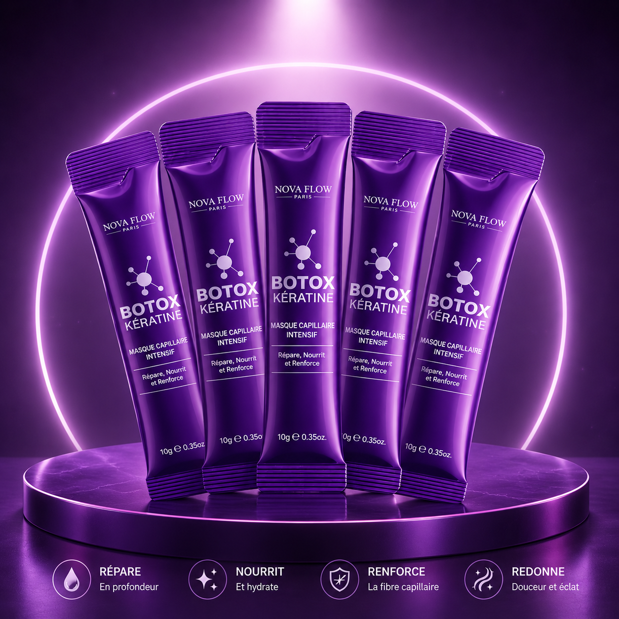 Masque Capillaire Botox Kératine – Réparation Intensive & Brillance Professionnelle