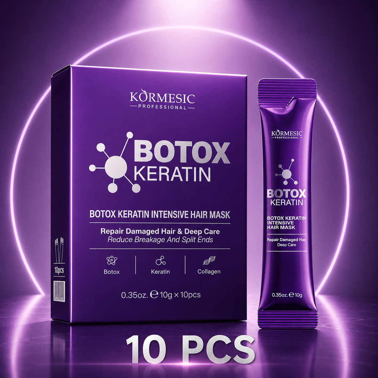 Masque Capillaire Botox Kératine – Réparation Intensive & Brillance Professionnelle