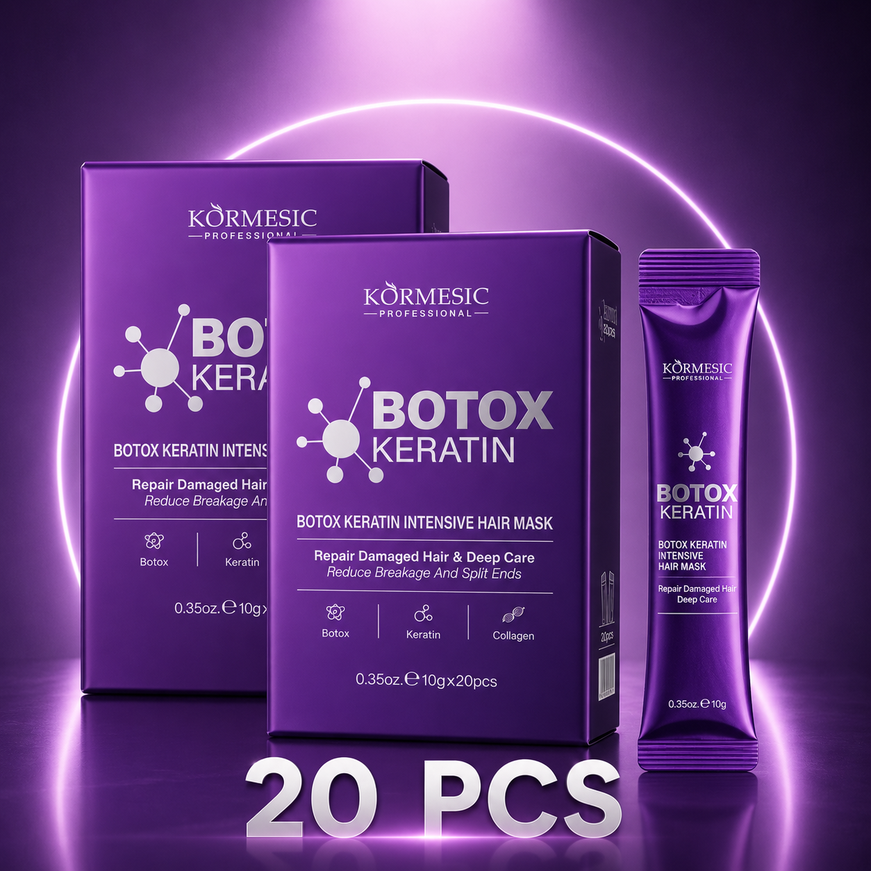Masque Capillaire Botox Kératine – Réparation Intensive & Brillance Professionnelle